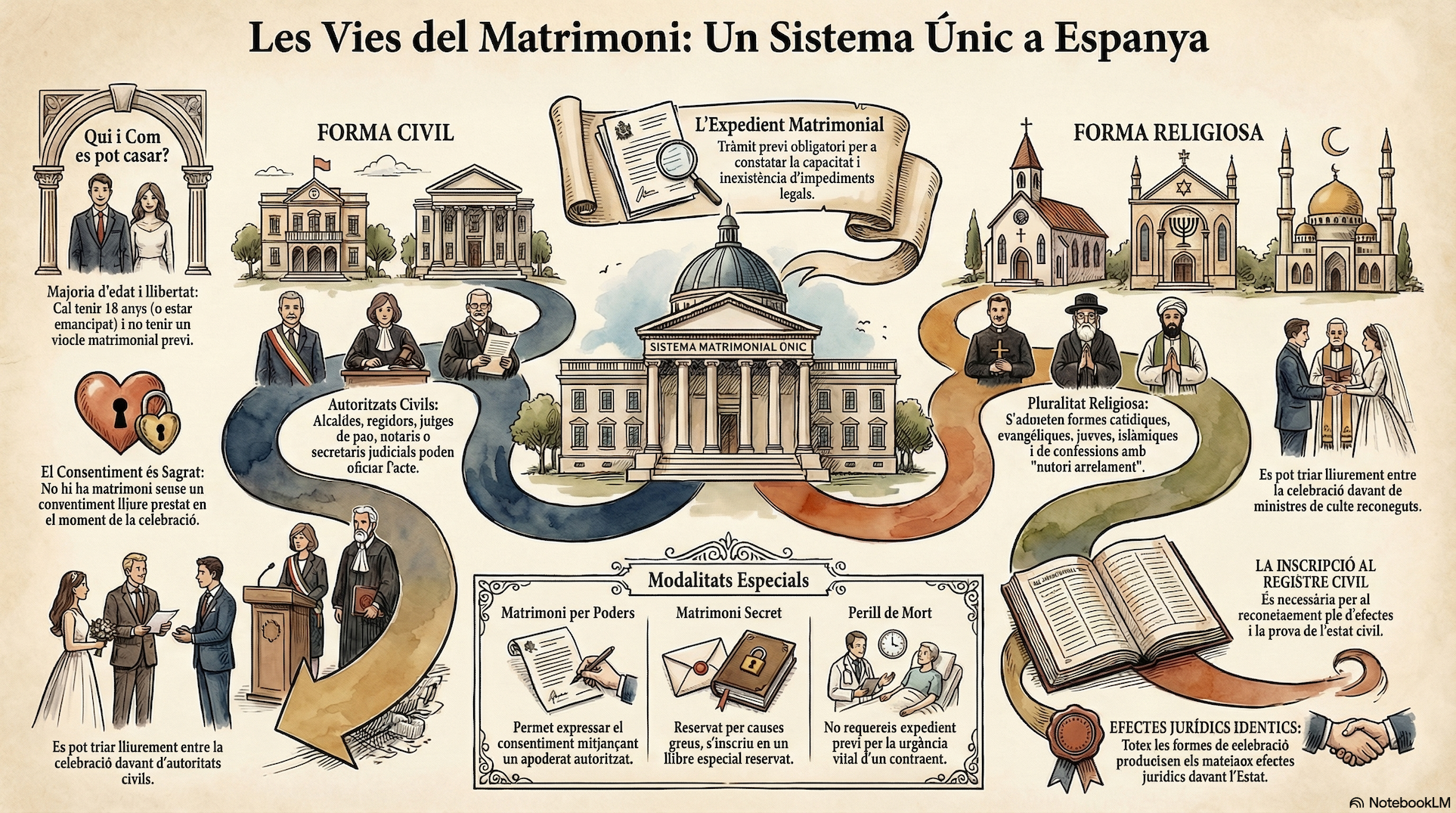 Les Vies del Matrimoni a Espanya